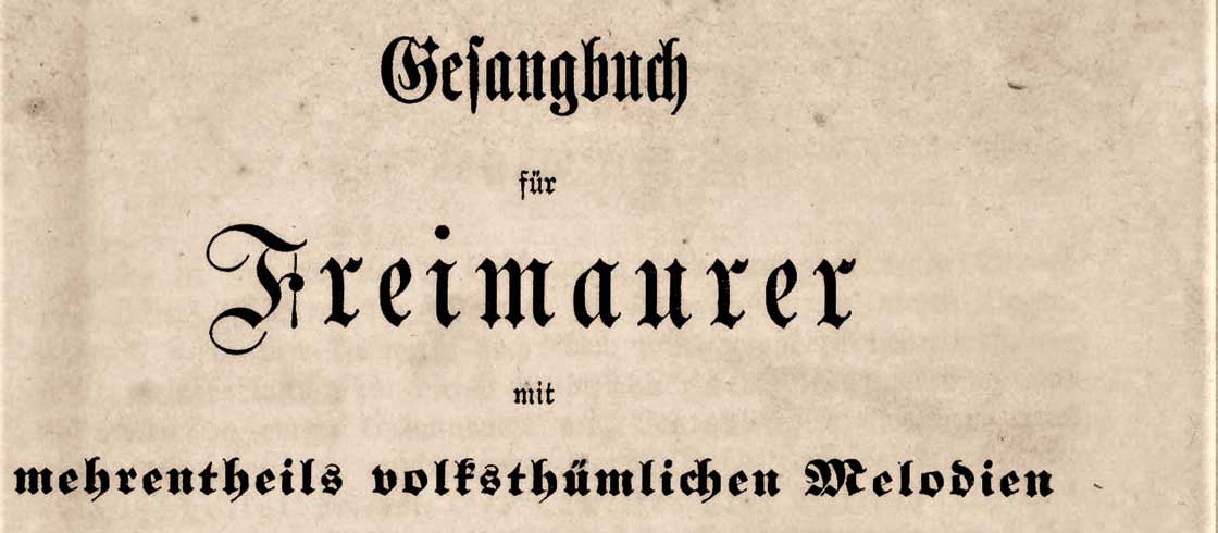 Freimaurerei — eine Diaspora des Singens